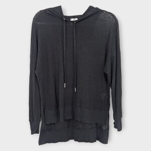 Sarah's Day‎ X White Fox Active Linen Ballet Hoodie Sweater Womens Small WFA
